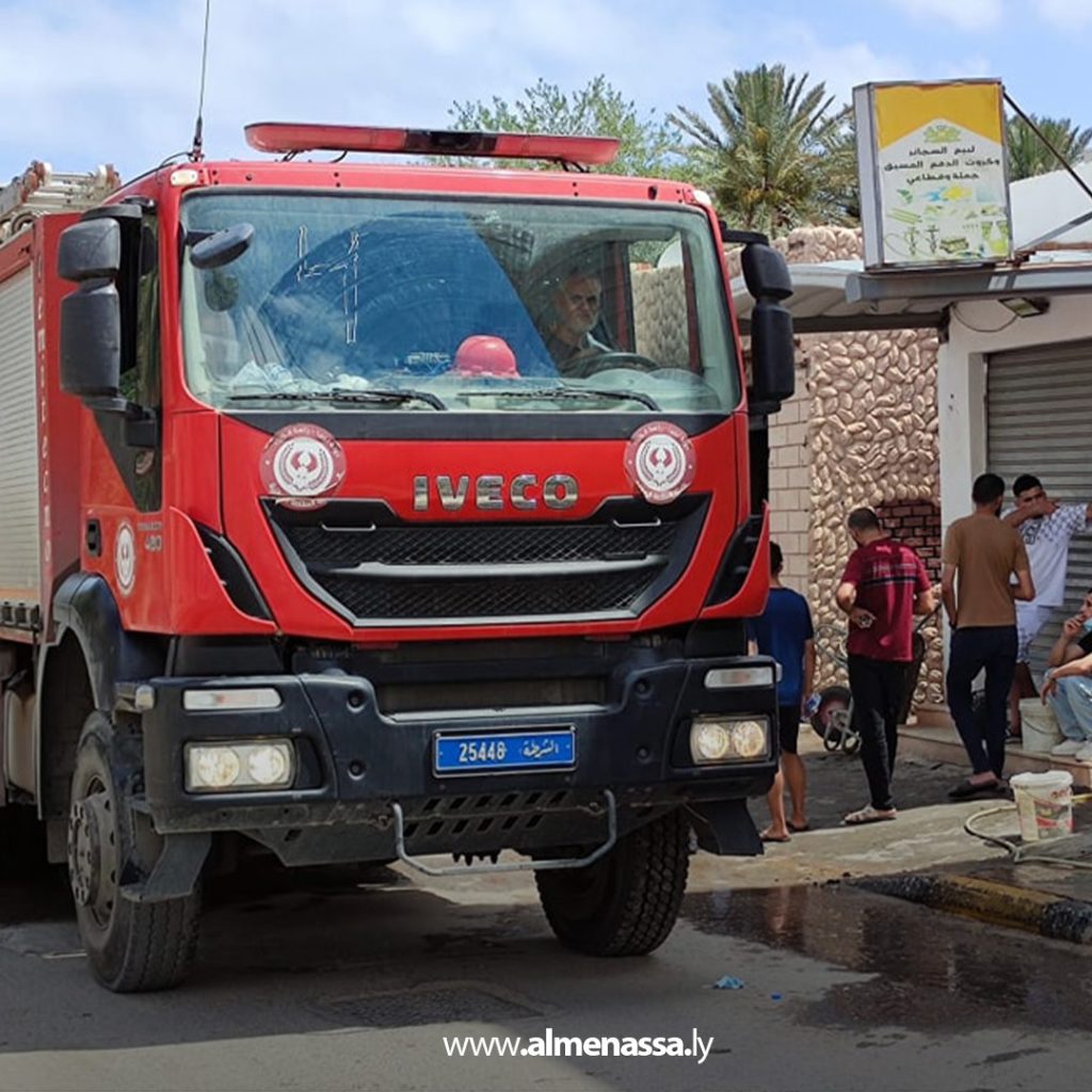 حريق يودي بحياة شخصين ويصيب آخرين بمنزل وافدين بمنطقة عرادة في طرابلس 1 extra 287