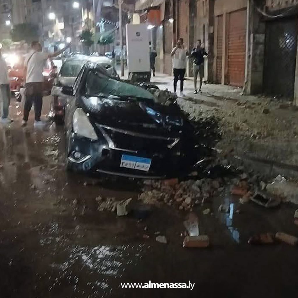 extra 302 عاصفة ثلجية غير مسبوقة تضرب الإسكندرية وترفع حالة الطوارئ إلى القصوى
