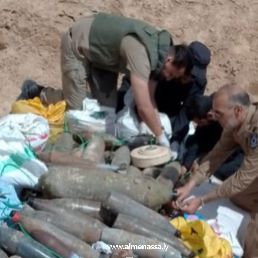 extra 5 المباحث الجنائية فرع الوسطى تنفذ عملية تفجير ناجحة لمخلفات الحروب