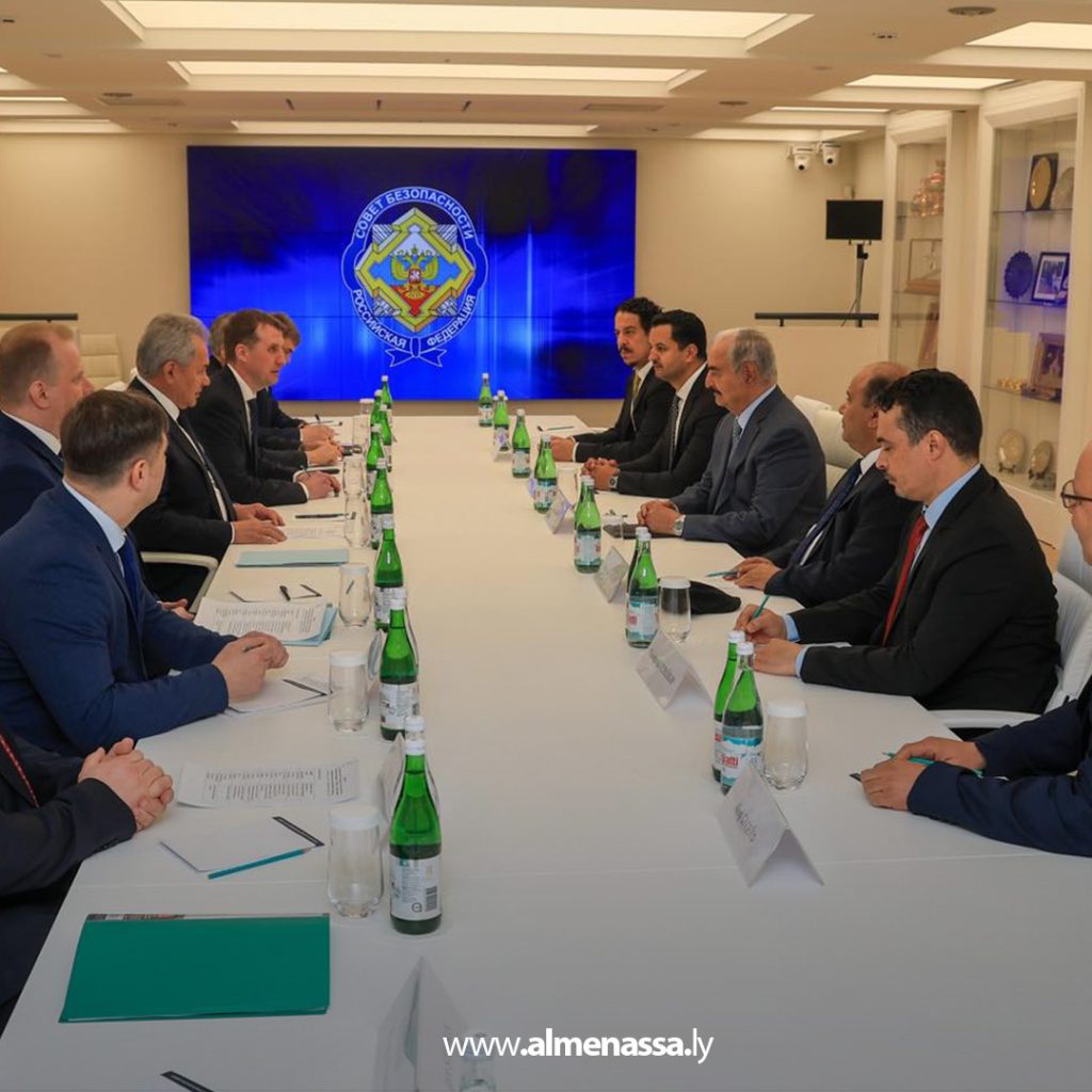 extra 59 Field Marshal Haftar and Russian National Security Advisor discuss cooperation and regional Stability