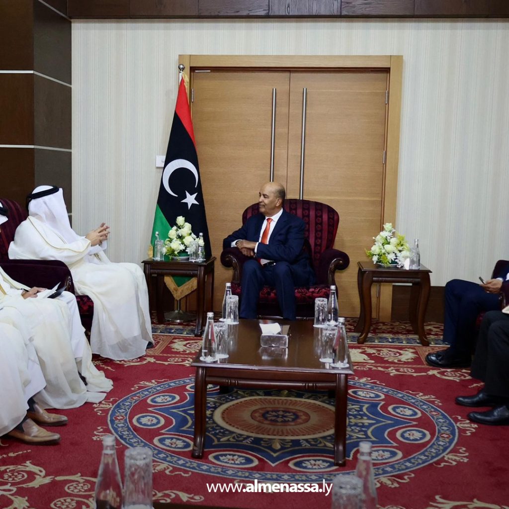 extra 96 الكوني يستقبل وزير الدولة بوزارة الخارجية القطرية