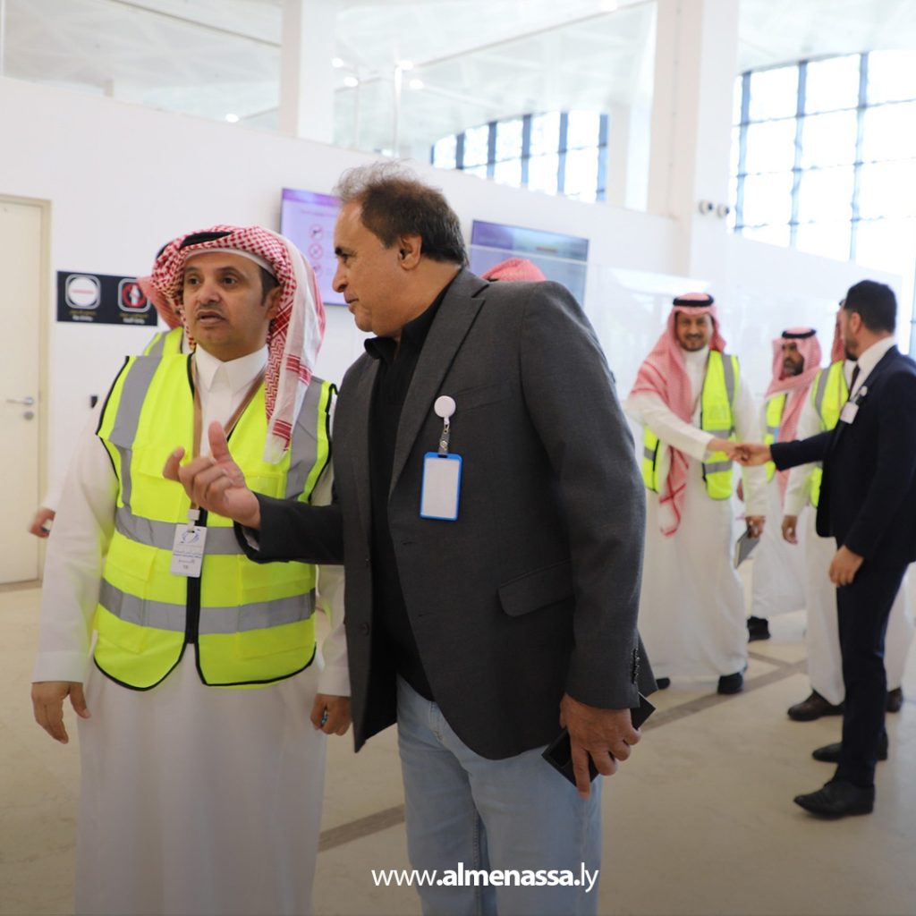 extra1 108 وفد الطيران المدني السعودي يزور مطار بنينا ويشيد بالإجراءات الأمنية