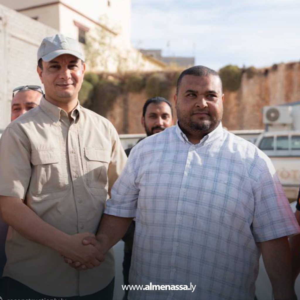 extra1 151 مدير صندوق التنمية يزور البيضاء لمتابعة مشاريع البنية التحتية