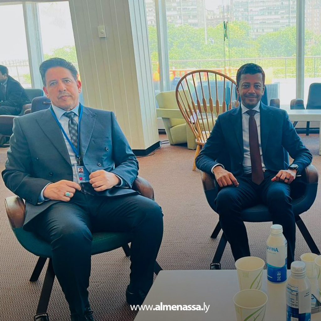 extra1 203 النائب يوسف العقوري يبحث في نيويورك مصير الأرصدة الليبية المجمدة