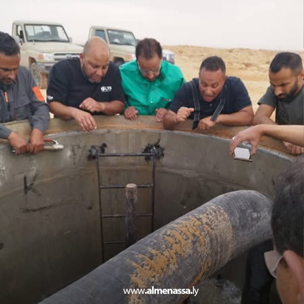 extra1 52 النهر الصناعي: السيطرة على تسرب بمحطة على مسار إجدابيا سرت