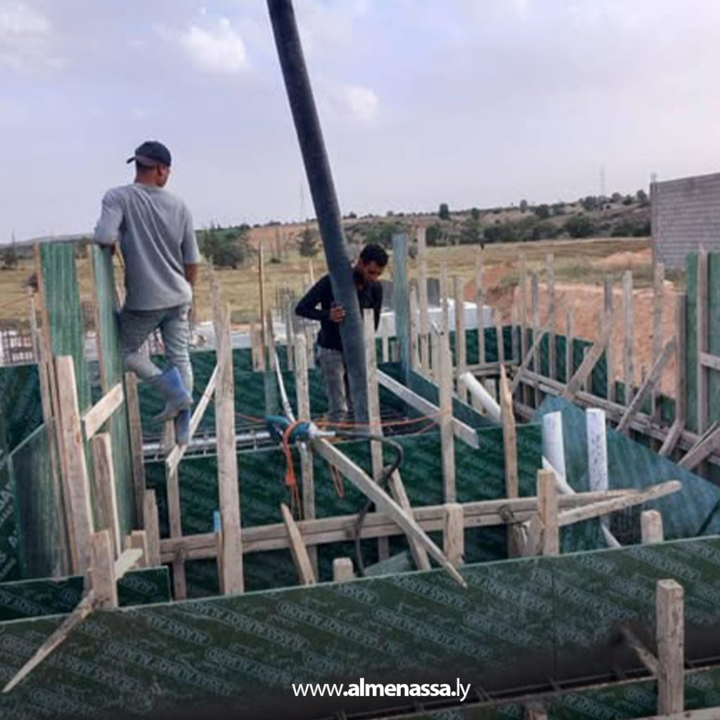 extra1 54 شركة الكهرباء: صب القاعدة الخرسانية المسلحة الخاصة بمحول محطة غنيمة