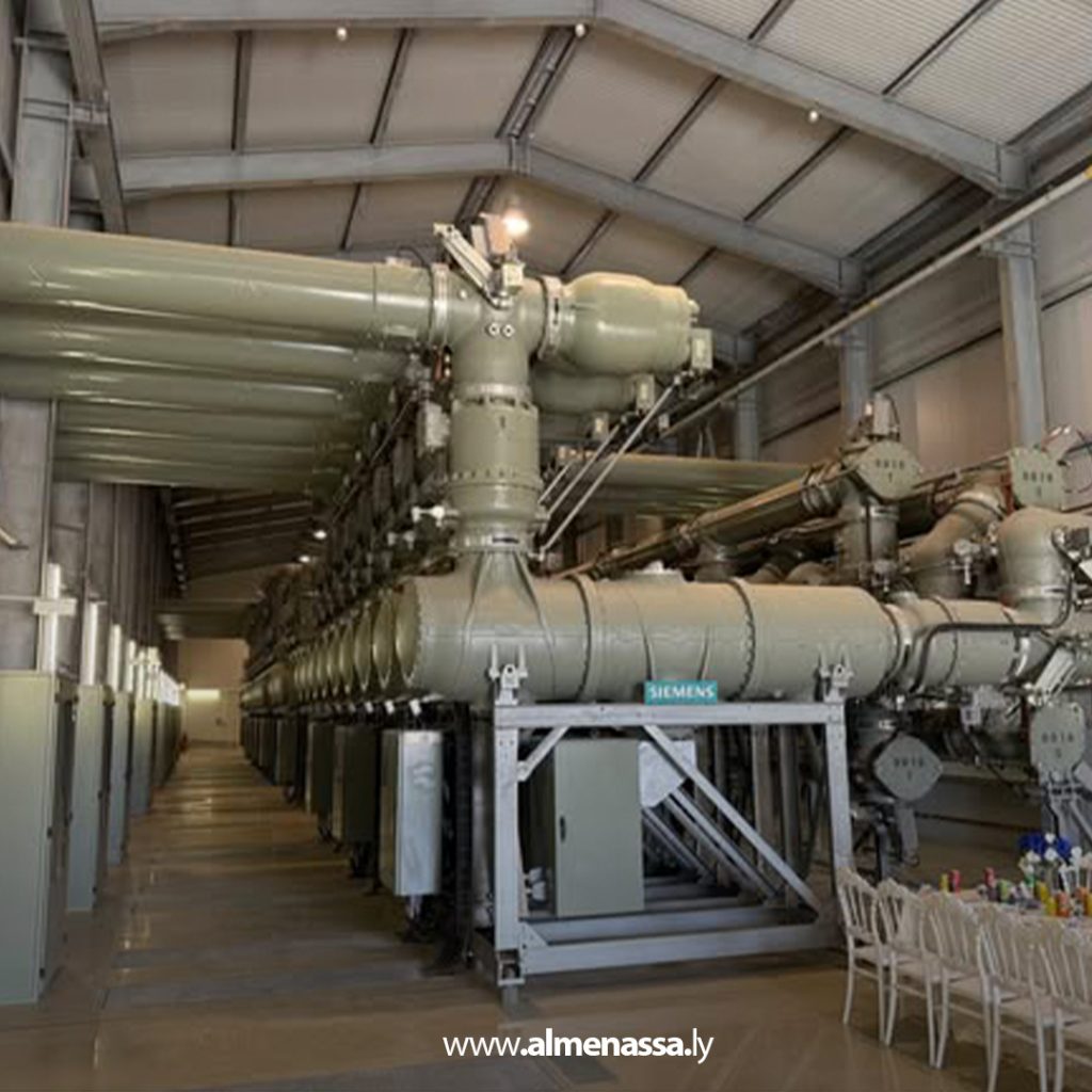 extra1 60 تشغيل مشروع الخط الهوائي 400 ك.ف بين محطتي كهرباء أبو عرقوب والرويس