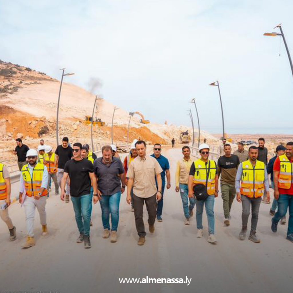 extra11 125 مدير عام صندوق إعادة الإعمار يجري جولة ميدانية في مشروع توسعة وتطوير عقبة الباكور