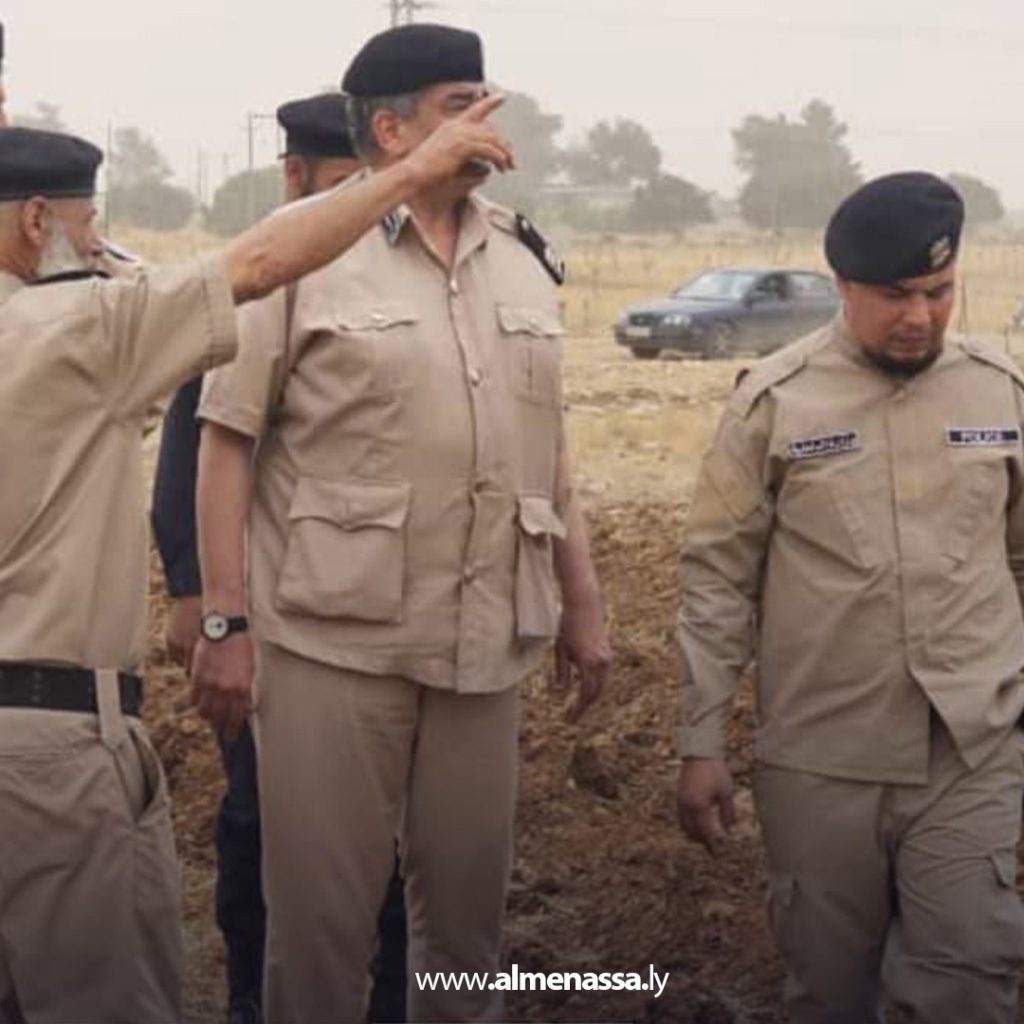 extra11 134 مدير أمن القبة يشرف ميدانياً على جهود إخماد حرائق لملودة وترت