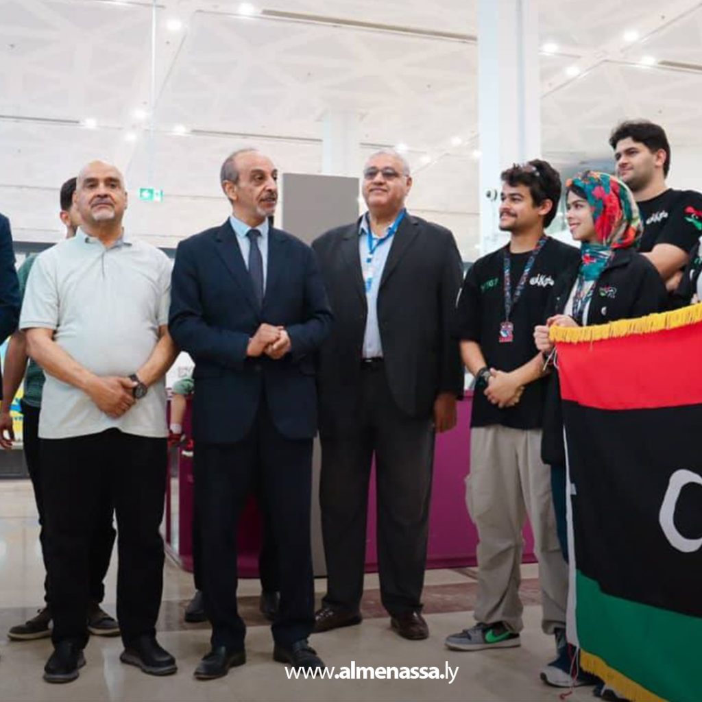 extra11 157 الخارجية الليبية تستقبل فريق MTG7 بعد فوزه في بطولة روبوتات عالمية