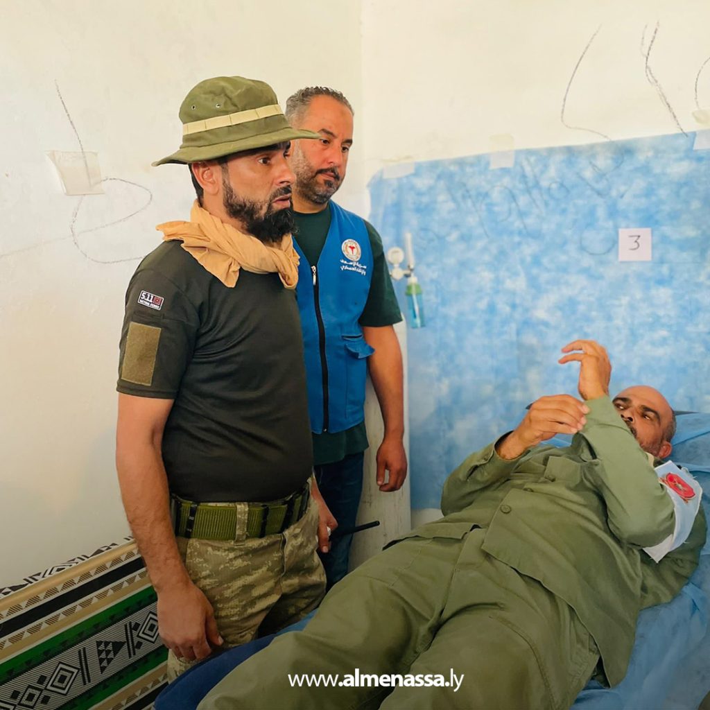 extra111 109 سرية الإسعاف والإنقاذ العسكري تبدأ تدريباتها ضمن المشروع التعبوي الوطني "ليبيا"