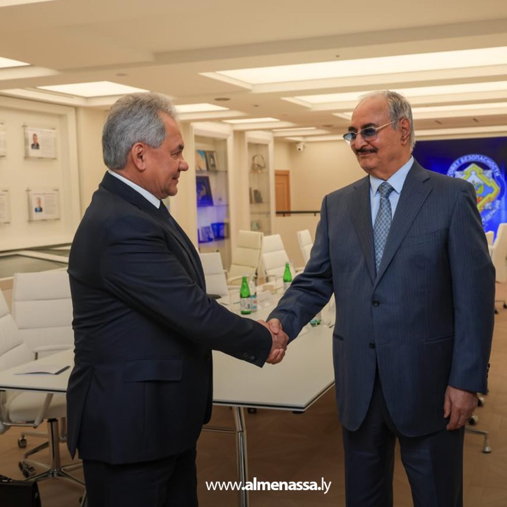 extra111 16 القائد العام يبحث مع مستشار الأمن القومي الروسي سبل تعزيز التعاون والاستقرار الإقليمي