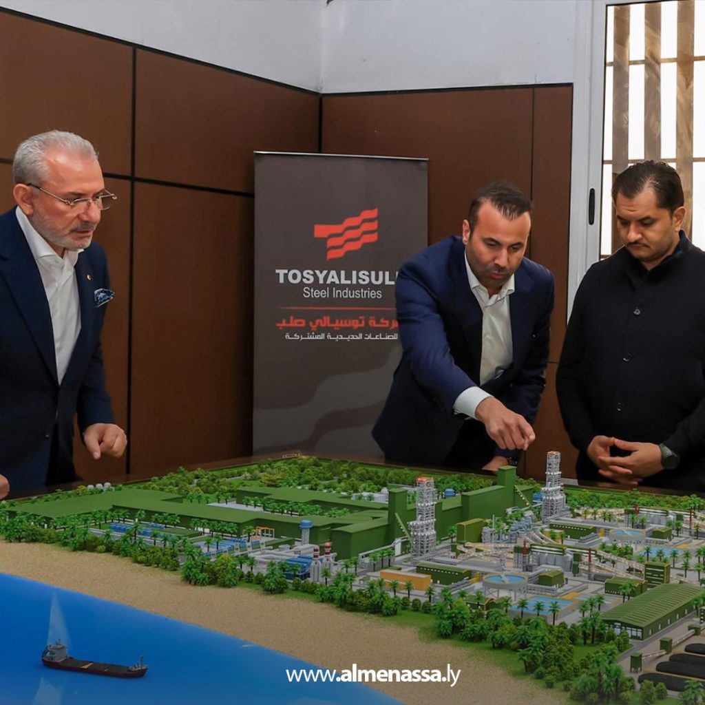 extra111 49 الفريق صدام حفتر يشرف على تنفيذ أكبر مصنع للحديد المختزل المباشر في العالم بشرق بنغازي