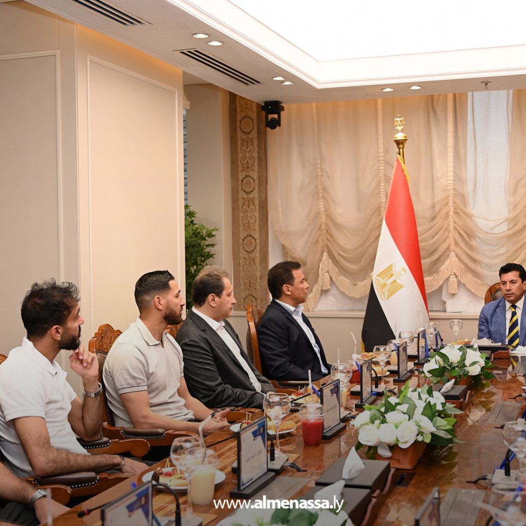 extra111 71 وزير الرياضة المصري يستقبل البعثة المصرية العائدة من ليبيا ويكرم أبطالها