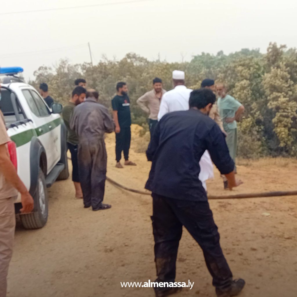 extra111 81 السيطرة على ثلاث حرائق في نطاق القبة بعد تدخل سريع من أجهزة الشرطة الزراعية والأمنية