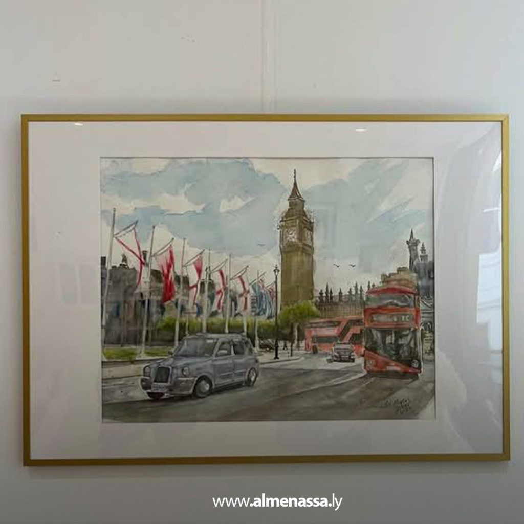 extra111 92 معرض فني بلندن يضم 30 لوحة لثلاثة فنانين ليبيين