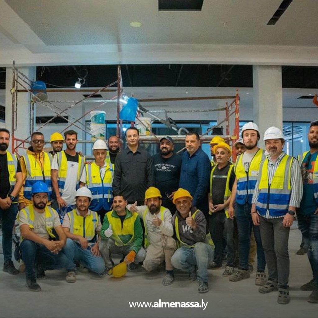 extra1111 39 مدير عام صندوق الإعمار يجري جولة ميدانية بمباني كليات جامعة بنغازي