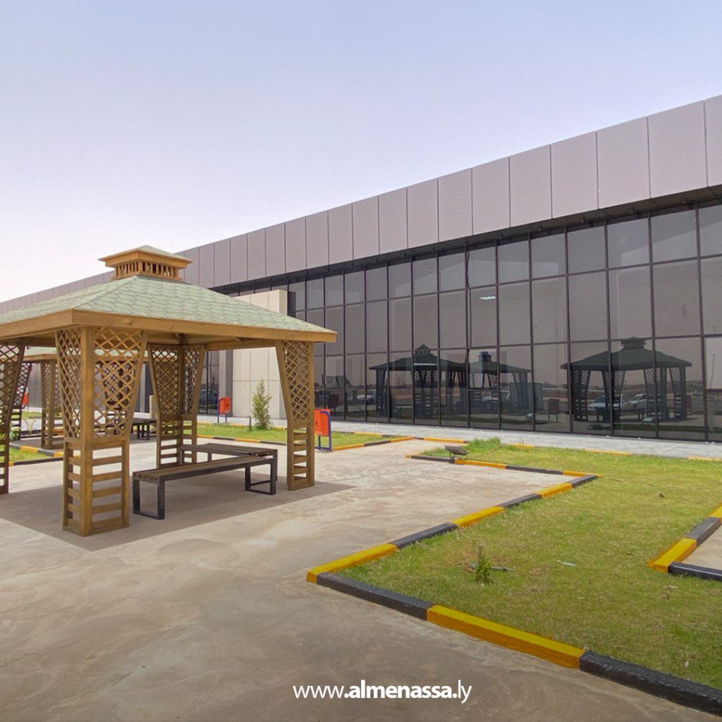extra1111 7 مطار الكُفرة الدولي ينجز أعمال تطوير المدخل والواجهة بدعم من هيئة تنمية الكُفرة والسرير الزراعية
