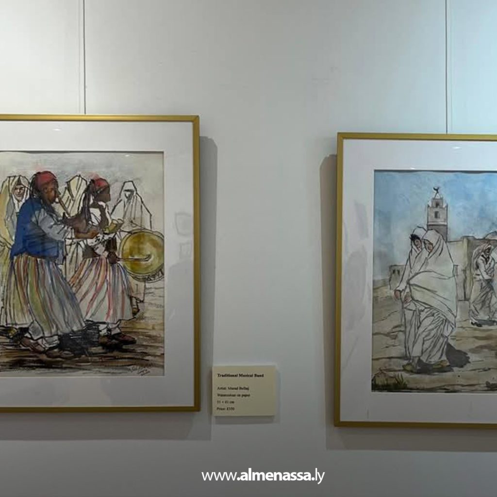 extra1111 70 معرض فني بلندن يضم 30 لوحة لثلاثة فنانين ليبيين