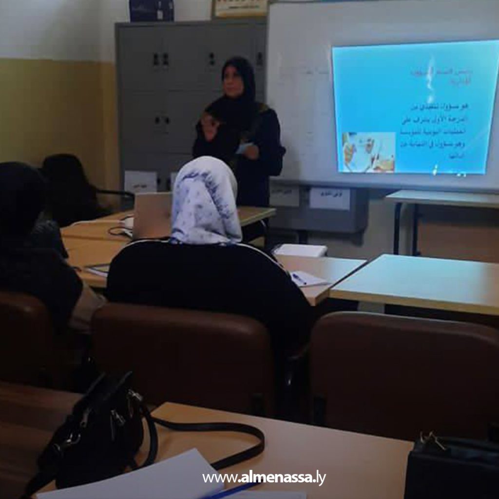 extra11111 18 كلية التربية المرج تواصل ورشتها التدريبية لطلبة الإدارة التعليمية