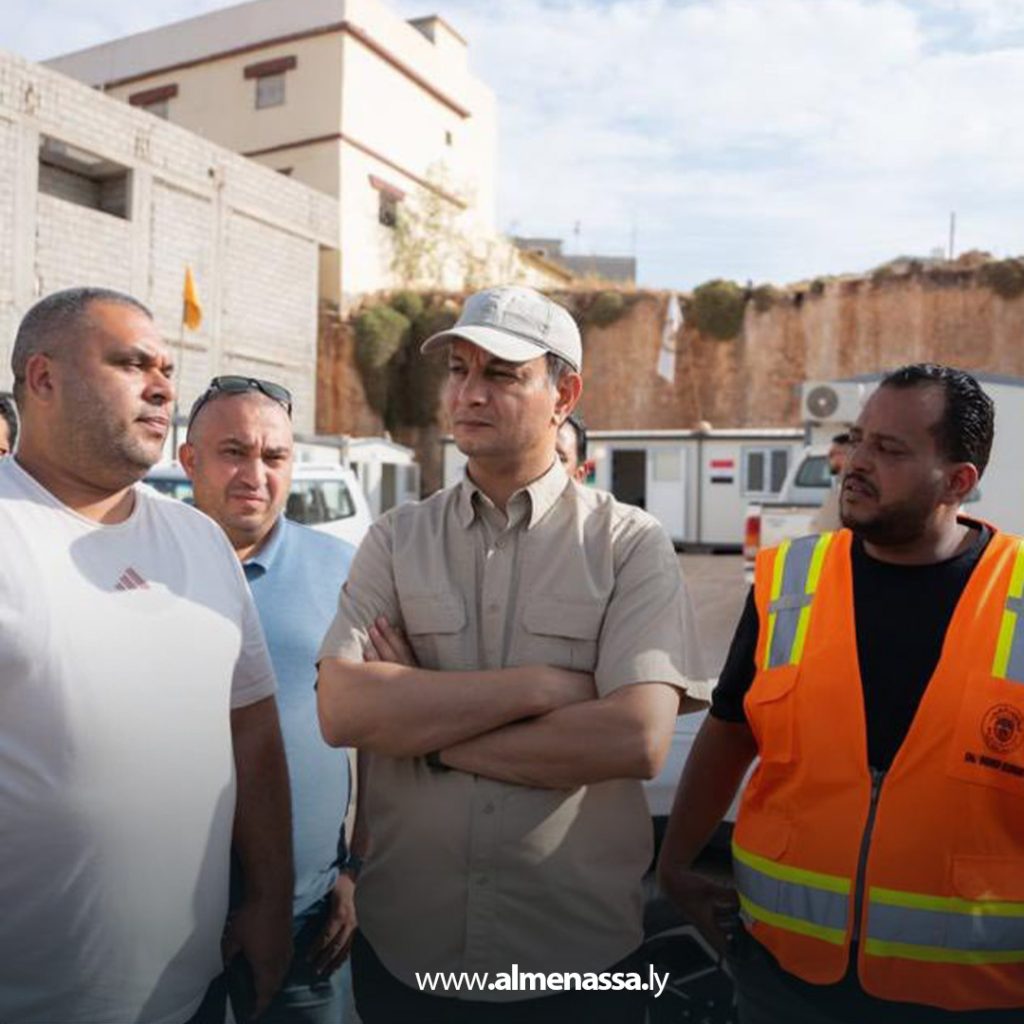 extra11111 40 مدير صندوق التنمية يزور البيضاء لمتابعة مشاريع البنية التحتية