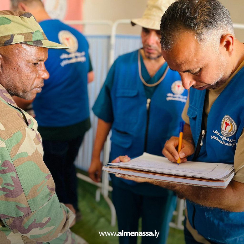 extra111111 47 سرية الإسعاف والإنقاذ العسكري تبدأ تدريباتها ضمن المشروع التعبوي الوطني "ليبيا"