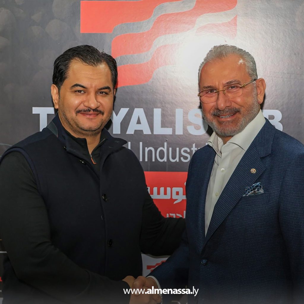 extra1111111 11 الفريق صدام حفتر يشرف على تنفيذ أكبر مصنع للحديد المختزل المباشر في العالم بشرق بنغازي