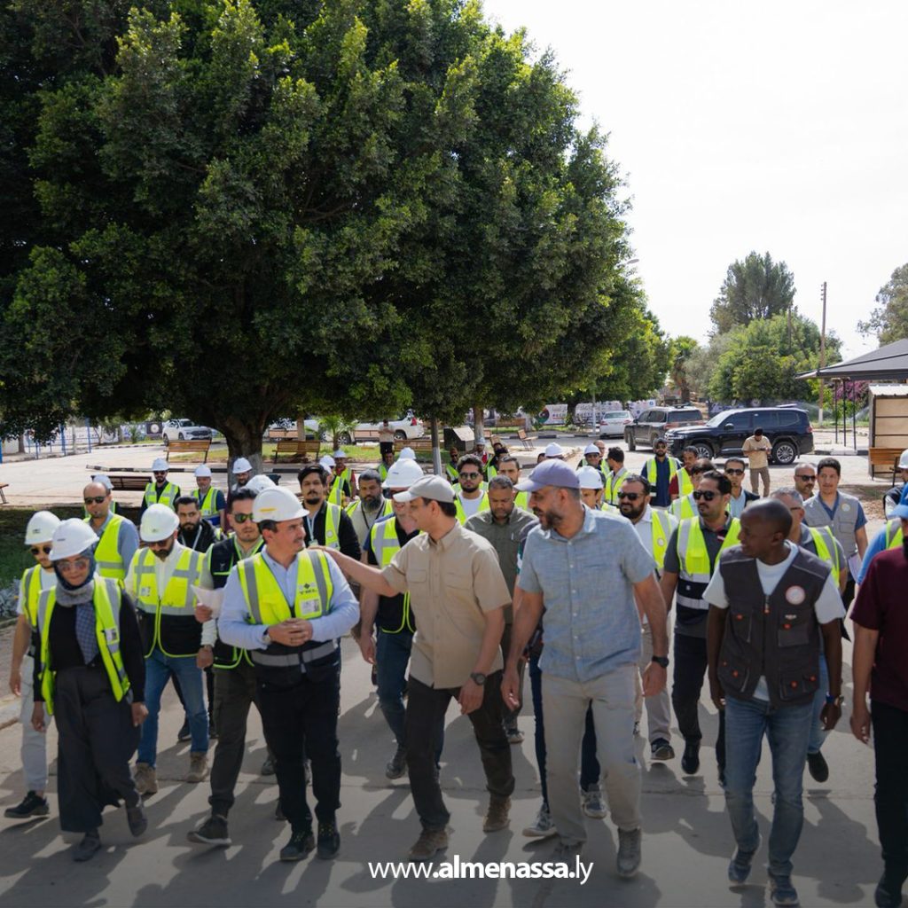 extra1111111 21 صندوق التنمية وإعادة إعمار ليبيا يواصل تعزيز البنية التحتية التعليمية بجولة تفقدية في جامعة عمر المختار