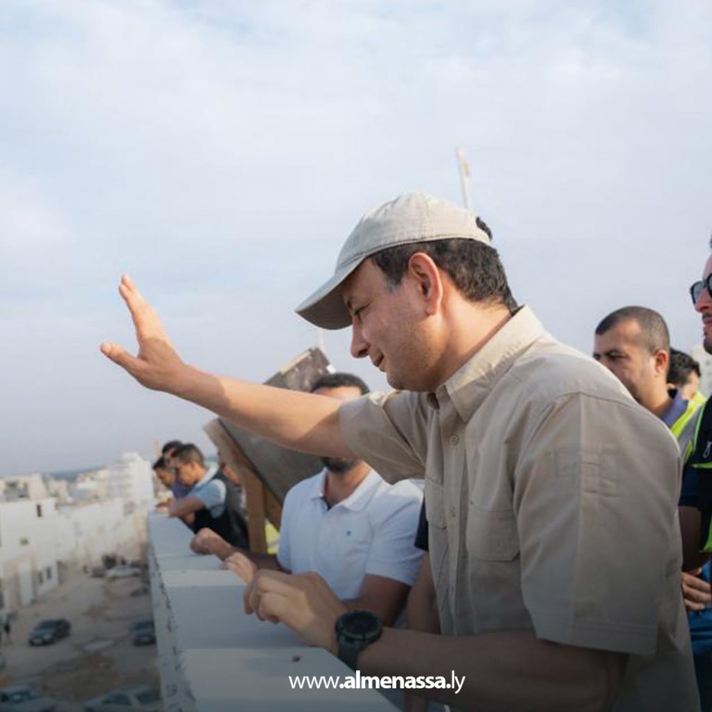 extra1111111 23 مدير صندوق التنمية يزور البيضاء لمتابعة مشاريع البنية التحتية