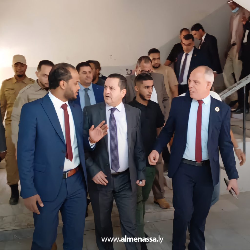 extra1111111 34 وزير الخارجية يزور سبها ويطّلع على أوضاع جهاز مكافحة الهجرة غير الشرعية