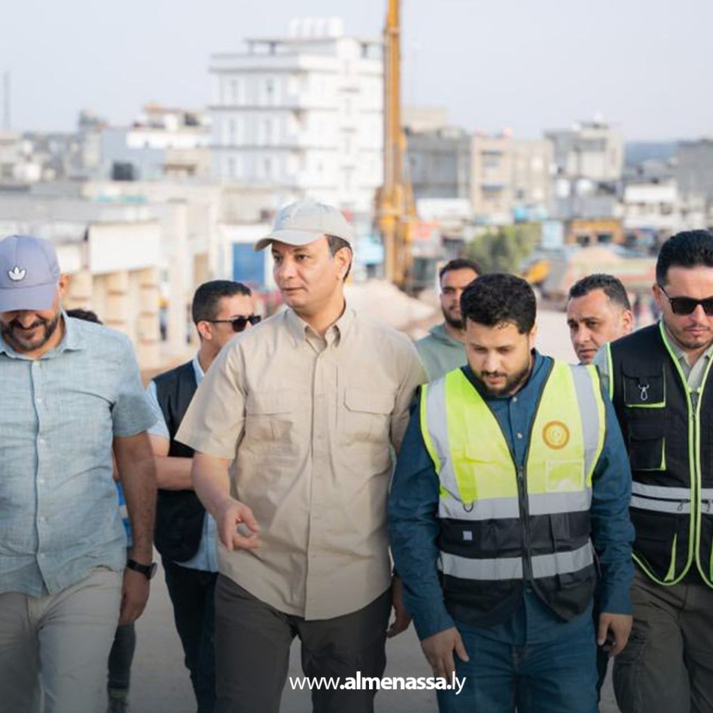 extra11111111 19 مدير صندوق التنمية يزور البيضاء لمتابعة مشاريع البنية التحتية