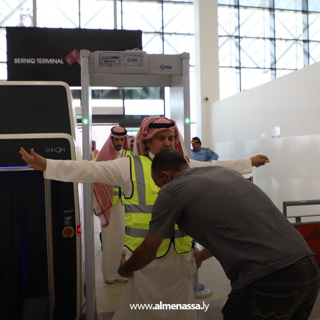 extra111111111 4 وفد الطيران المدني السعودي يزور مطار بنينا ويشيد بالإجراءات الأمنية