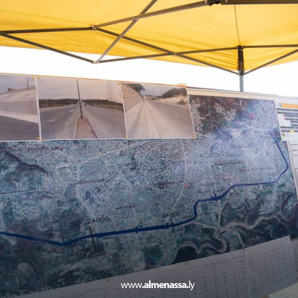 extra1111111111111 5 مدير صندوق التنمية يزور البيضاء لمتابعة مشاريع البنية التحتية