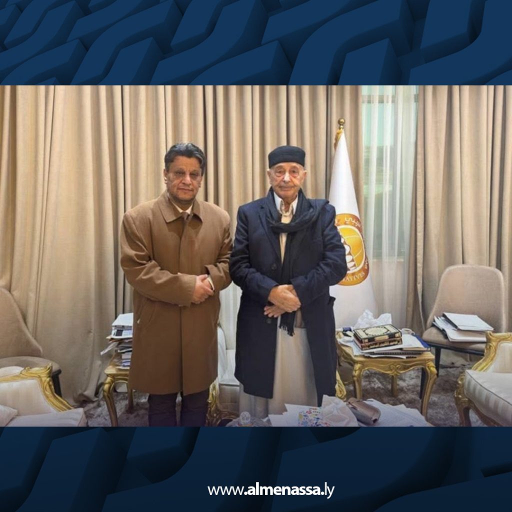 extra23 صالح يبحث مع وزير العدل مقترح قانون مرتبات موظفي القطاع القضائي