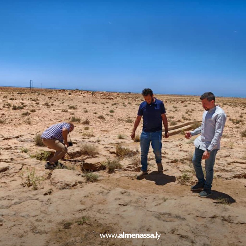 extraذ 4 اكتشاف وتسجيل ثلاثة مواقع أثرية جديدة غرب بنغازي