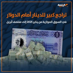 كيف تحرك الدولار أمام الدينار في السوق الموازية منذ بداية عام 2025؟
