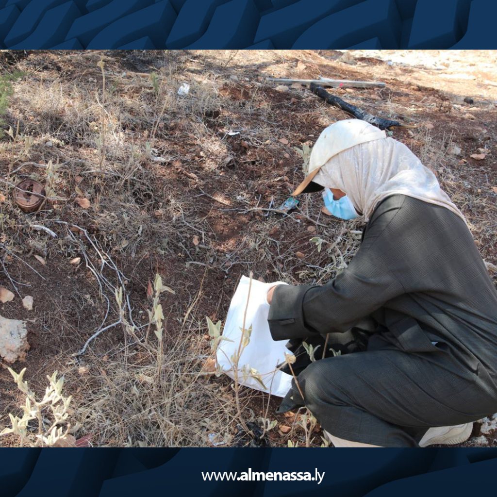 010 2 فريق بحثي من مركز البحوث الزراعية يشرع في تقييم أضرار حرائق وادي الكوف ميدانيا