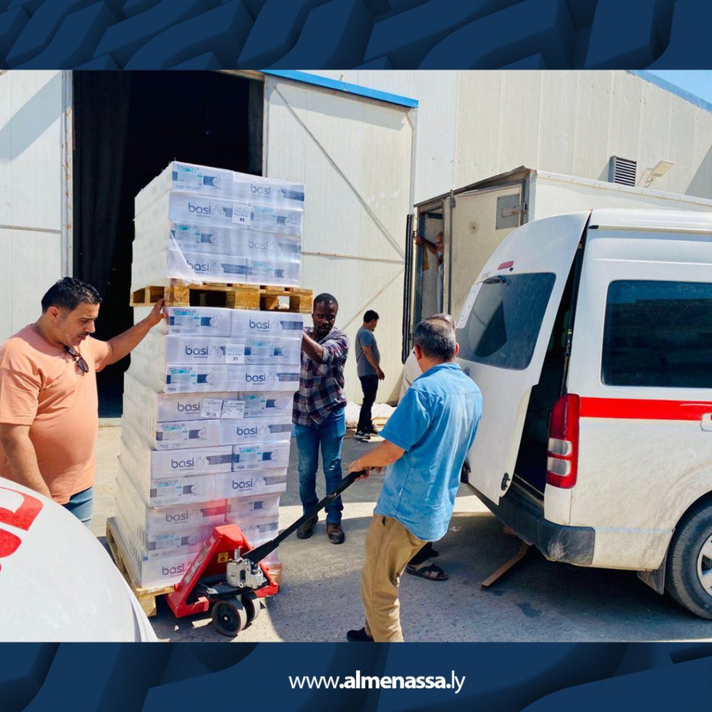توزيع شحنة جديدة من مشغلات غسيل الكلى على مراكز طبية متعددة في ليبيا 11 011 1 توزيع شحنة جديدة من مشغلات غسيل الكلى على مراكز طبية متعددة في ليبيا