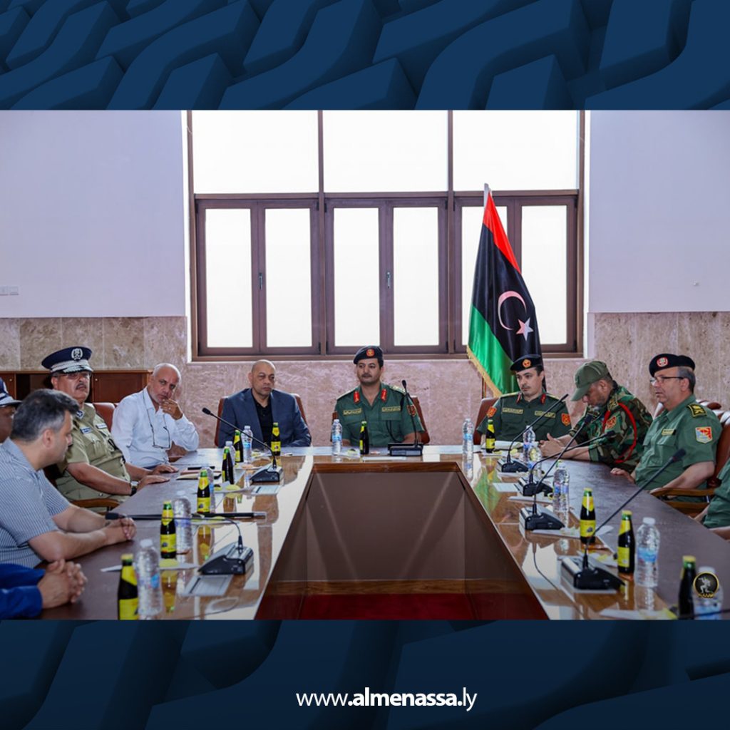 02 29 الفريق ركن خالد حفتر يترأس اجتماعا أمنيا في البيضاء لبحث جاهزية الوحدات الأمنية والعسكرية