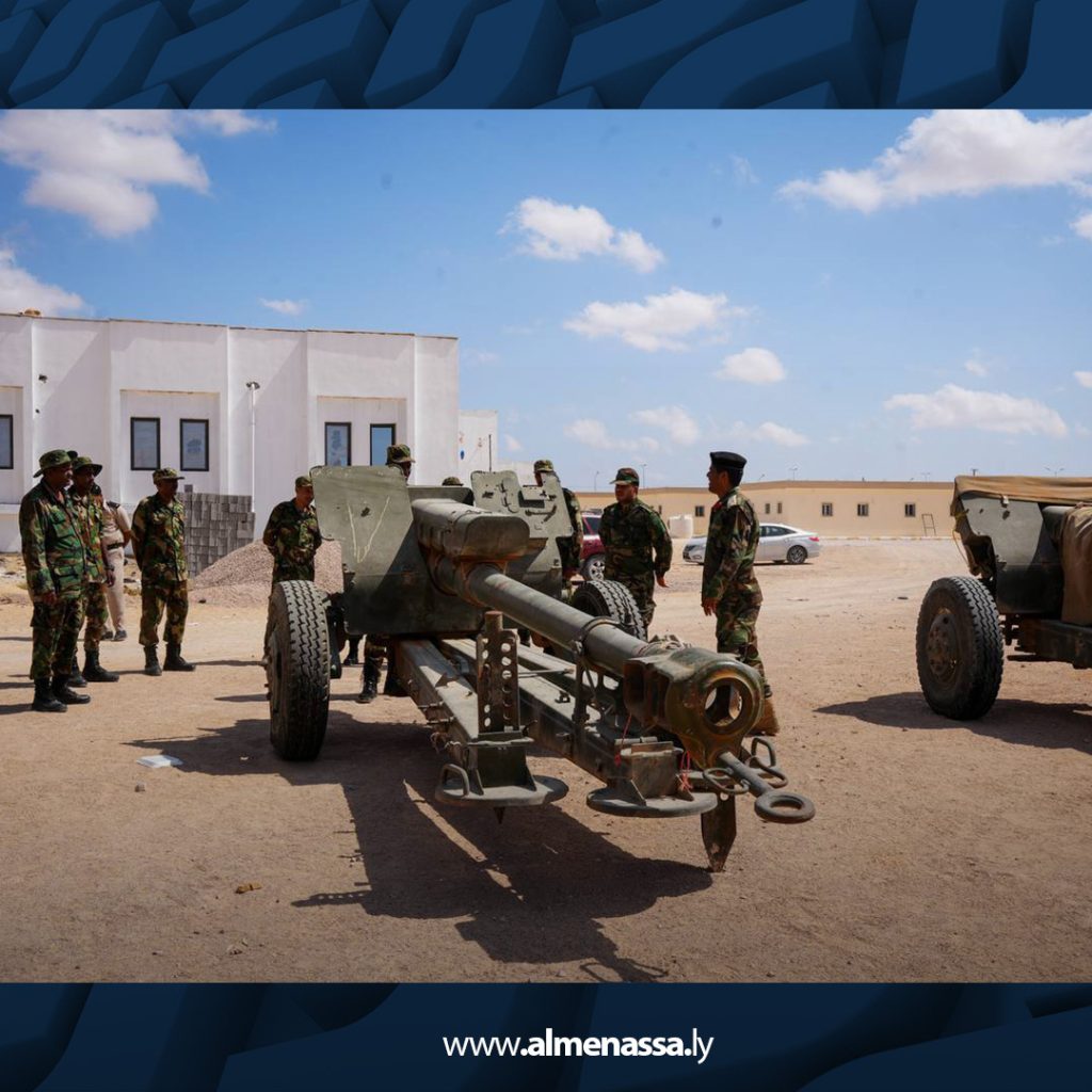 02 36 الكتيبة الثانية بلواء القرضابية تطلق تدريبات ميدانية على المدفعية والدبابات