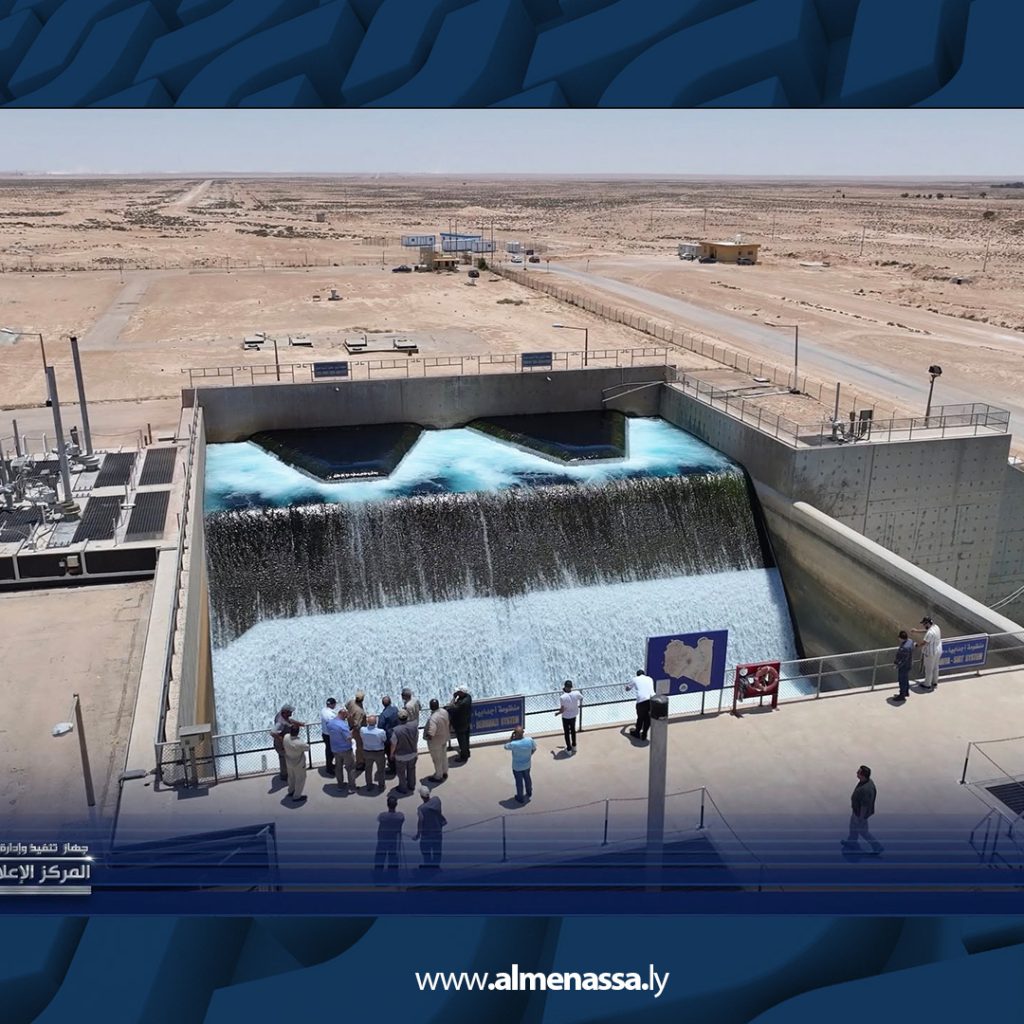 رئيس جهاز النهر الصناعي يتفقد تعبئة خزان أجدابيا ويبحث تحديات العمل الميداني 2 02 46