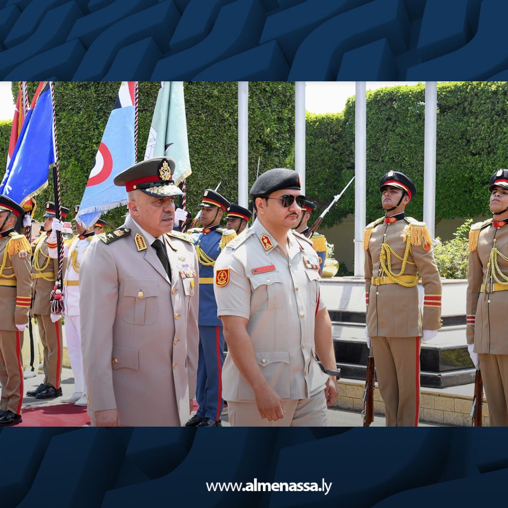 03 29 الفريق صدام حفتر يبحث في القاهرة ملفات الحدود والهجرة غير النظامية مع رئيس أركان حرب القوات المصرية