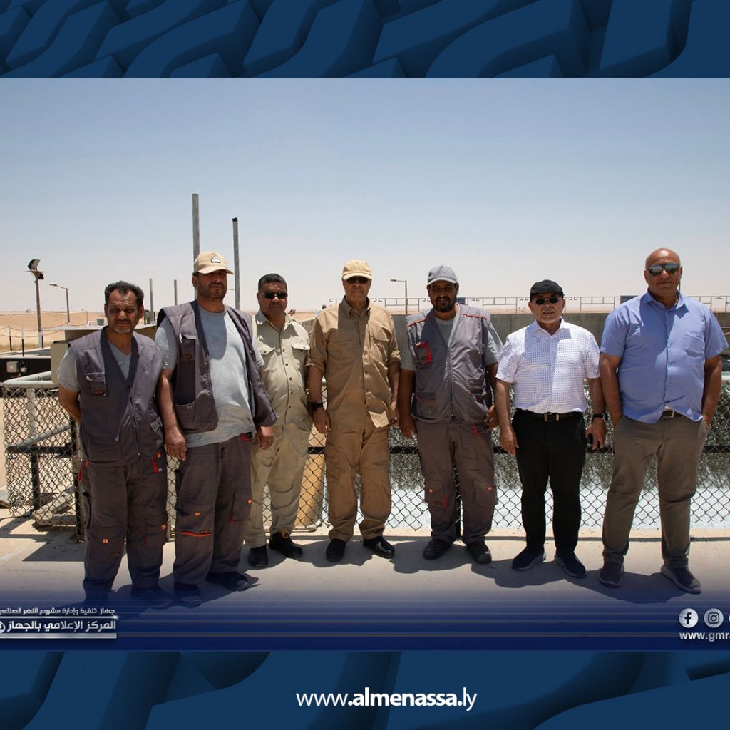 رئيس جهاز النهر الصناعي يتفقد تعبئة خزان أجدابيا ويبحث تحديات العمل الميداني 3 03 39