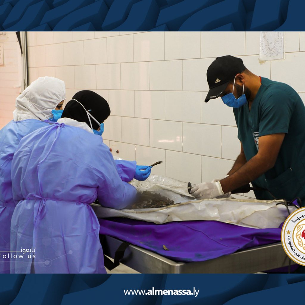 03 42 الهيئة العامة للبحث والتعرف على المفقودين تباشر فحص 15 جثة مجهولة بمستشفيين بتكليف من النيابة