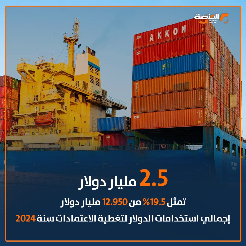 03 copy 16 خاص المنصة: ليبيا استخدمت 11.5% من إيرادات النقد الأجنبي لتوريد سلع من تركيا في 2024