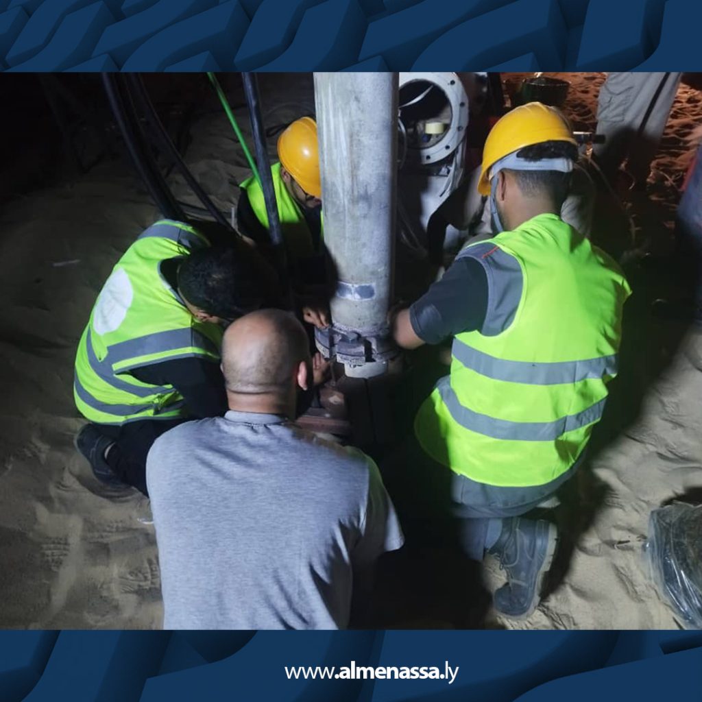 04 28 تشغيل بئرين جديدين في حقل السرير وبدء أعمال الإرساء في ثالث