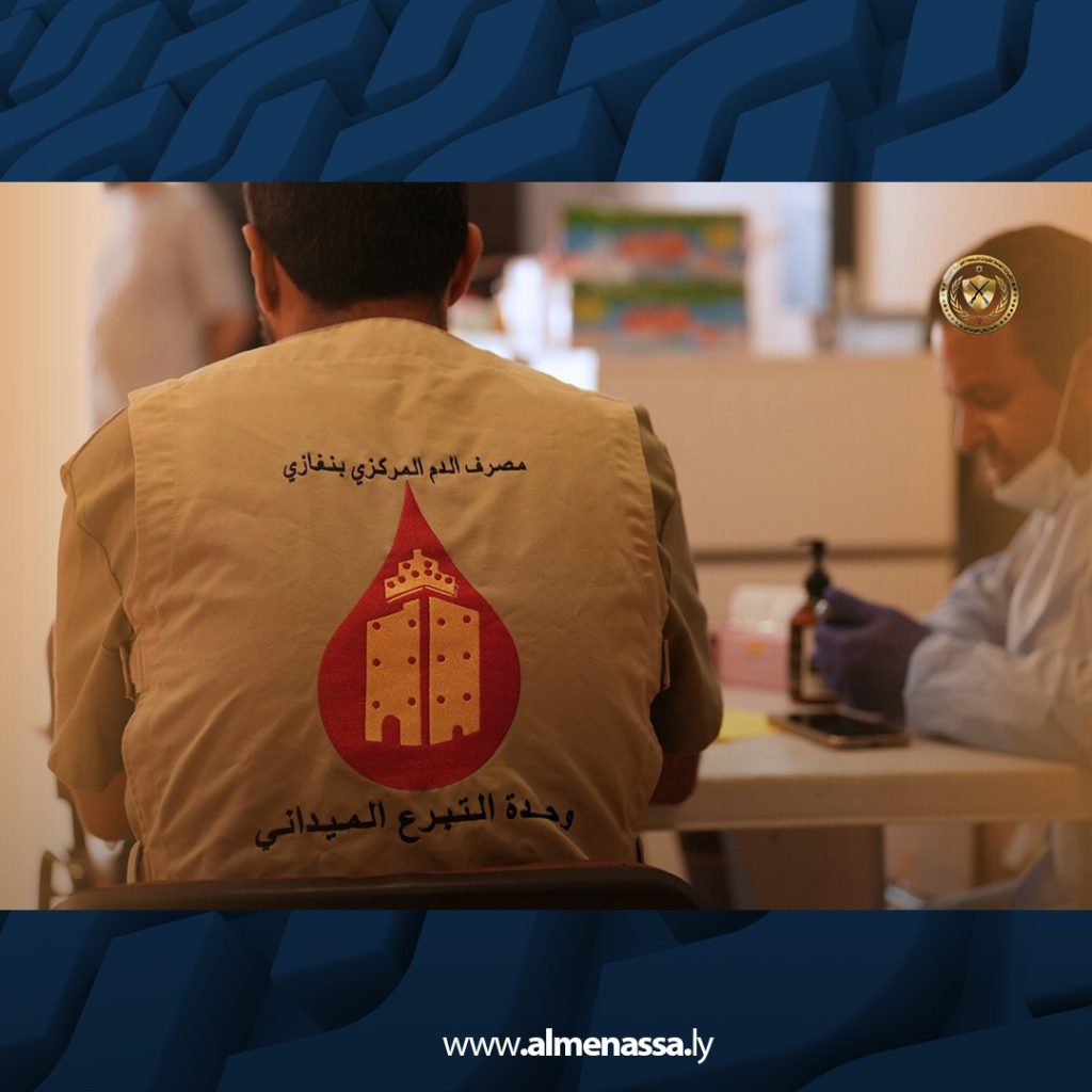 04 34 رئاسة القوات البرية تطلق حملة تبرع بالدم دعما للمستشفيات