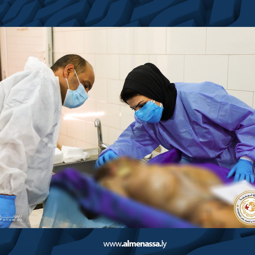 05 31 الهيئة العامة للبحث والتعرف على المفقودين تباشر فحص 15 جثة مجهولة بمستشفيين بتكليف من النيابة