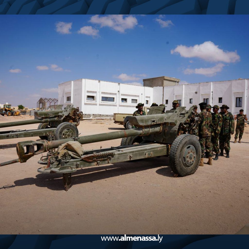 06 12 الكتيبة الثانية بلواء القرضابية تطلق تدريبات ميدانية على المدفعية والدبابات