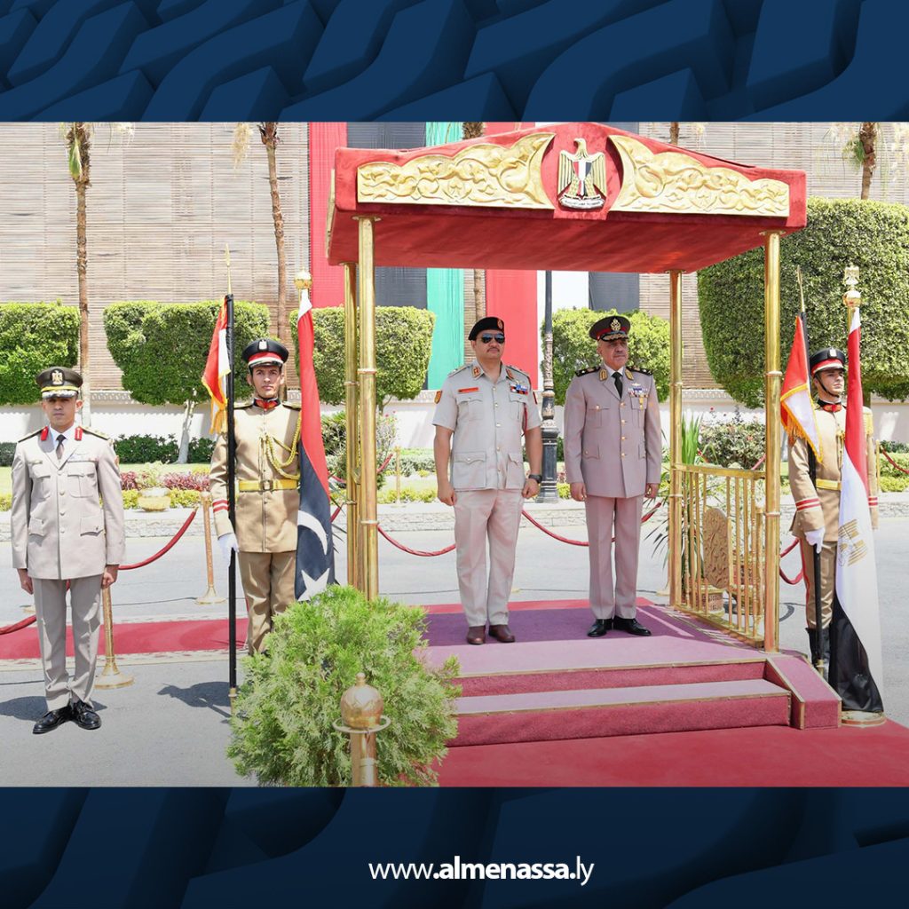 07 7 الفريق صدام حفتر يبحث في القاهرة ملفات الحدود والهجرة غير النظامية مع رئيس أركان حرب القوات المصرية